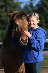 kid and Icelandic horse