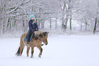 rider on Icelandic horse
