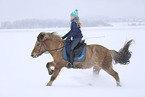 rider on Icelandic horse