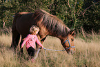 girl and Icelandic horse