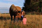girl and Icelandic horse