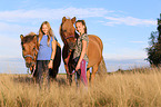 girl and Icelandic horse