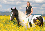 woman with Irish Tinker