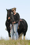 woman with Irish Tinker