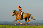 woman rides Kinsky horse