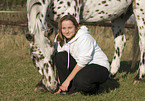 woman and horse