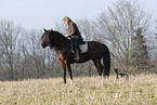 riding woman