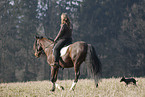 riding woman