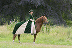 Lusitano with woman