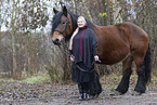 Woman with Mecklenburg cold blood