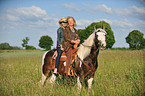 Riders on horse