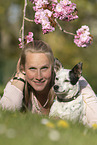 woman with Mongrel