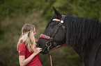 woman with Noriker Horse