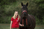 woman with Noriker Horse