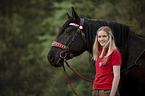 woman with Noriker Horse