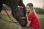 woman with Noriker Horse