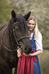woman with Noriker Horse