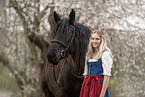 woman with Noriker Horse