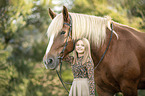 girl and Noriker