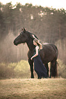 woman and Noriker