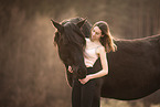woman and Noriker