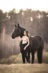 woman and Noriker