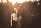 woman and Noriker