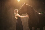 woman and Noriker
