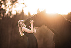 woman and Noriker