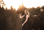 woman and Noriker