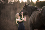 woman and Noriker