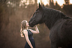 woman and Noriker