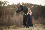woman and Noriker