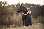 woman and Noriker