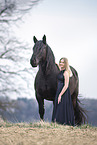 woman and Noriker