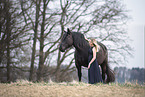 woman and Noriker