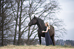 woman and Noriker