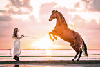 woman with horse