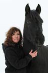 woman with Paint Horse