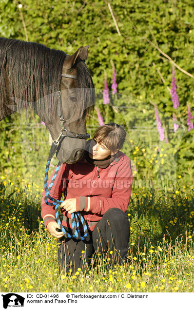 Frau und Paso Fino / woman and Paso Fino / CD-01496