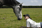 woman and Paso Fino