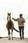 woman and Paso Peruano