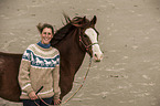 woman and Paso Peruano