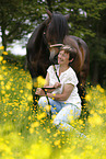 woman and Paso Peruano