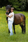 woman and Paso Peruano