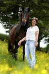 woman and Paso Peruano