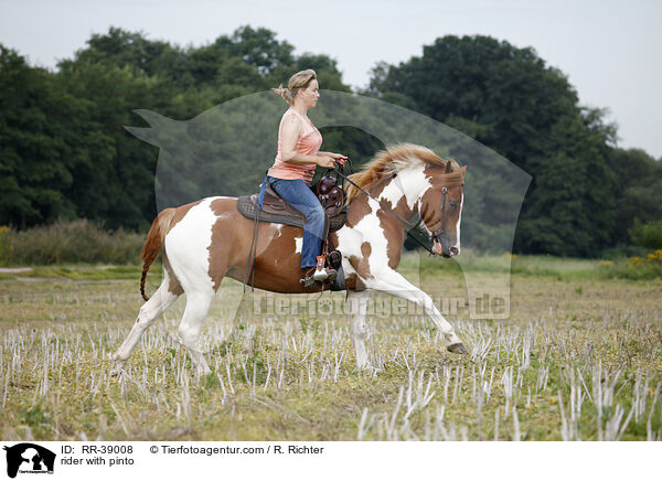 rider with pinto / RR-39008