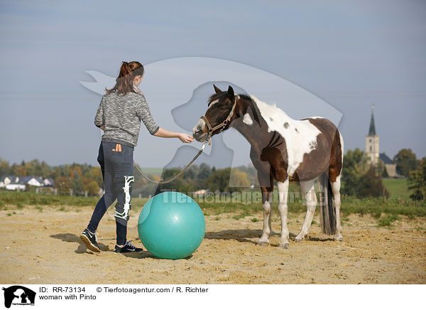 woman with Pinto / RR-73134