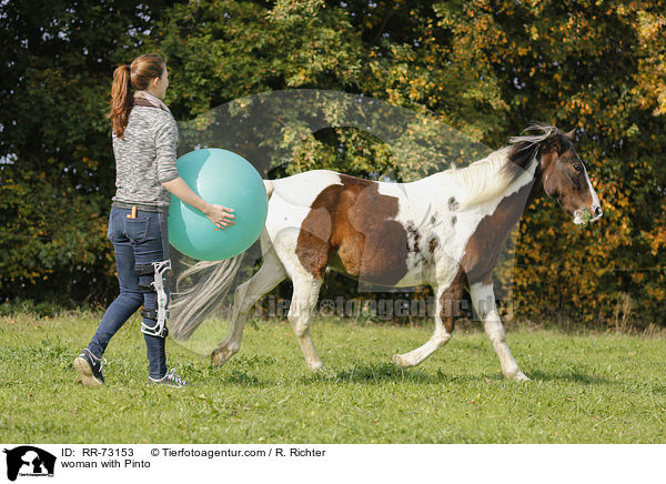 woman with Pinto / RR-73153