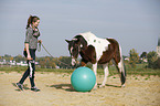 woman with Pinto